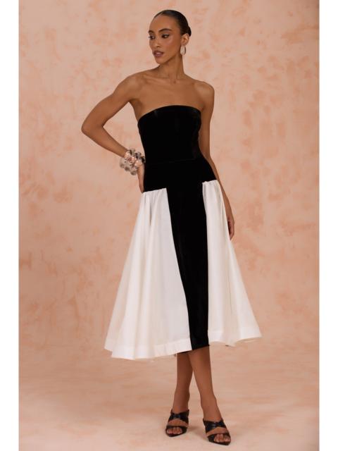 PatBO DORA TAFFETA MIDI DRESS