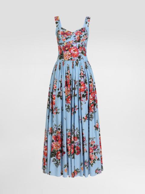 Dolce & Gabbana Flower bouquet-print dress