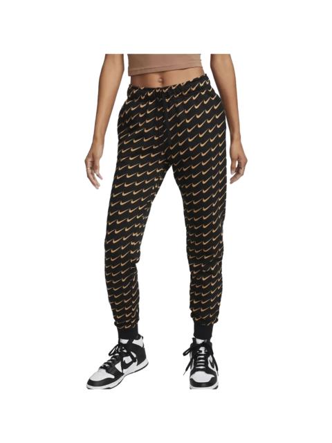 Nike Fleece Mid-Rise Monogram Pants DZ3088 011