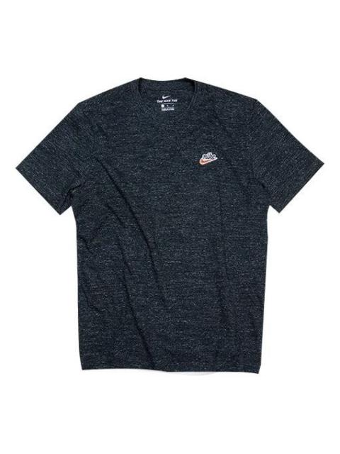 Nike Nike Sportswear Heritage Small Logo Solid Color Short Sleeve Black CK2384-010