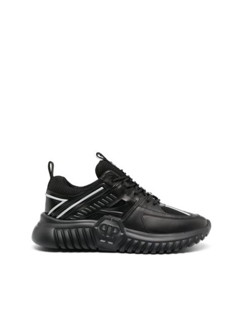 PHILIPP PLEIN Runner Hexagon panelled sneakers