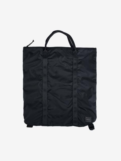 Iron Heart POR-FLEX-TOTE-BLK Porter - Yoshida & Co. - Flex 2Way Tote Bag - Black