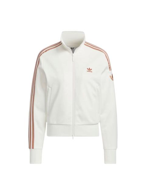 adidas (WMNS) adidas Retro Trefoil Sports Jacket 'White' JI7538
