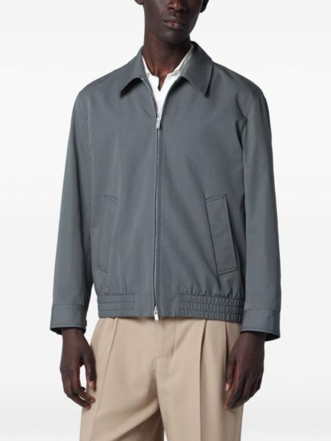LARDINI zip-up shirt jacket