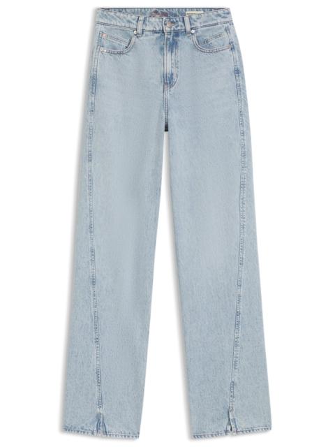 BOSS HIGH-RISE WIDE-LEG JEANS