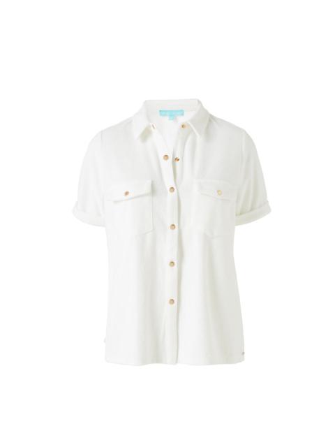 MELISSA ODABASH TORI WHITE SHIRT