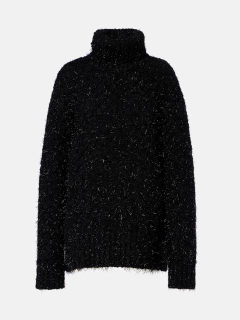 Dries Van Noten Wool-blend turtleneck sweater