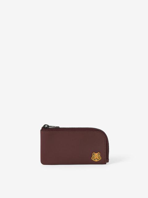 KENZO Tiger Crest leather card holder