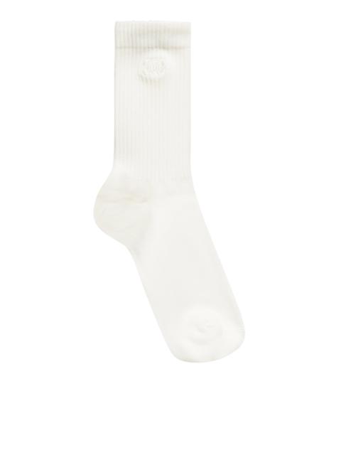 CELINE Celine Woman Socks Woman White Socks | luosophy | REVERSIBLE
