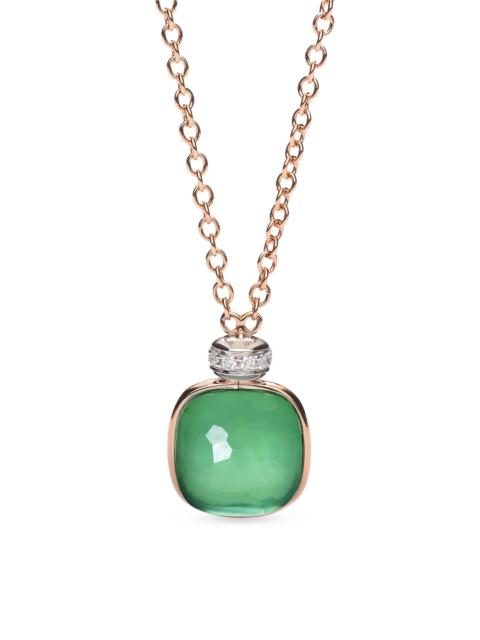 Pomellato Women's Nudo Two-Tone 18K Gold & Multi-Stone Pendant Necklace - Rose Gold