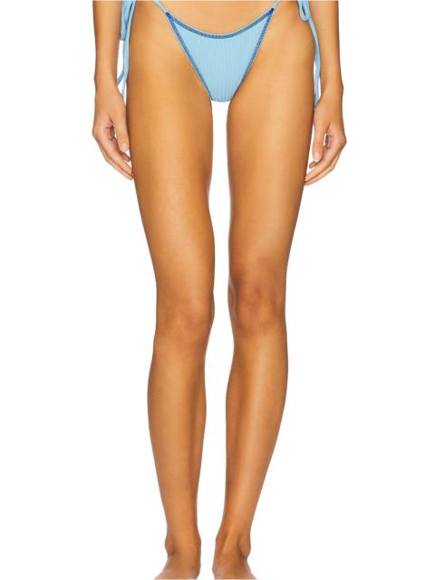 Frankies Bikinis Mackenzie Ribbed Bikini Bottom