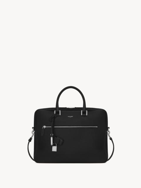 SAINT LAURENT SAC DE JOUR BRIEFCASE IN GRAINED LEATHER