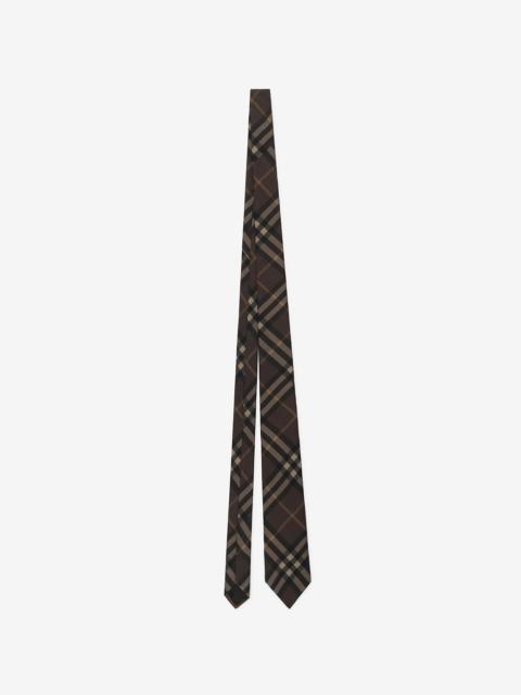 Burberry Check Silk Tie