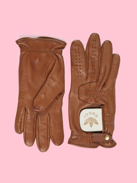 GUCCI adidas x Gucci leather gloves