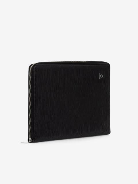 GUESS USA Milano logo-plaque textured wallet