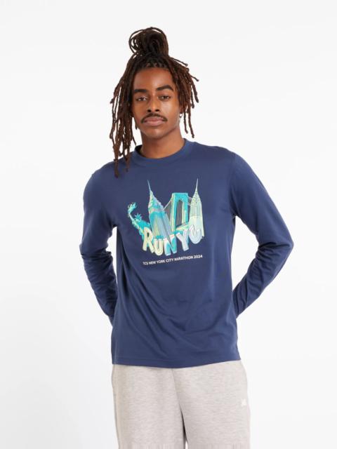 New Balance NYC Marathon Graphic Long Sleeve
