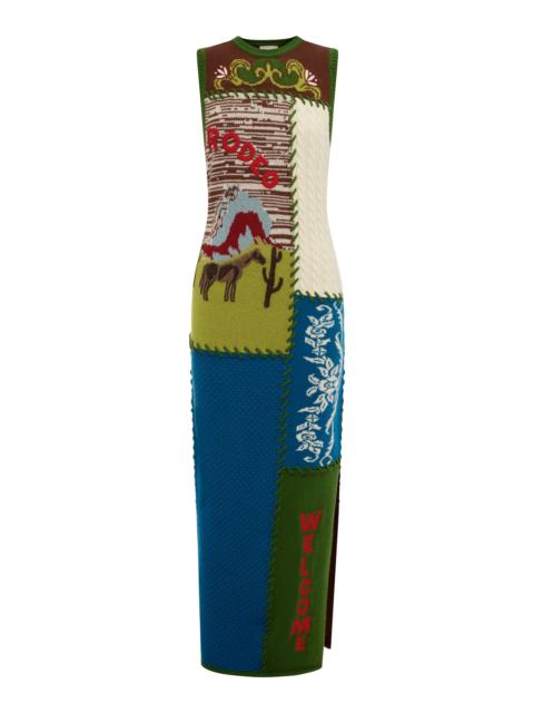 ALÉMAIS Lasso Patchwork Knit Dress