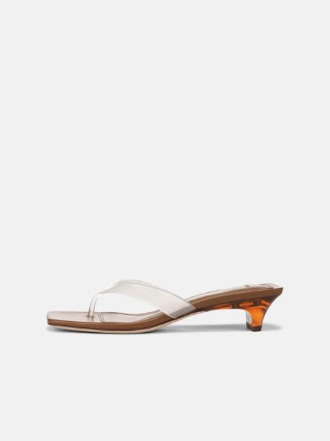 Vince San Juan Jelly Heeled Thong Sandal
