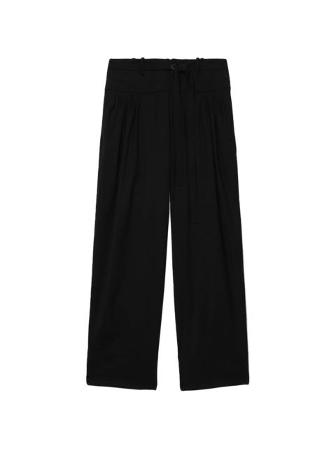 Kiko Kostadinov high-waist straight-leg trousers