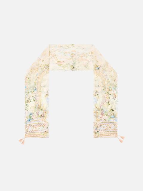 CAMILLA LONG SILK CRINKLE CHIFFON SCARF MIDSUMMER MASTERPIECE
