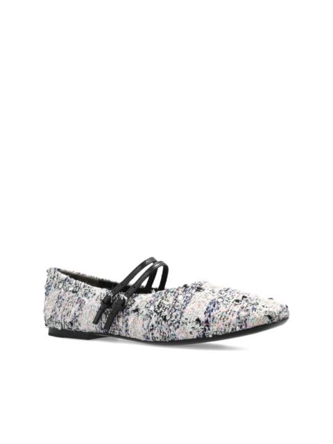 TORY BURCH strap-detail ballet flats