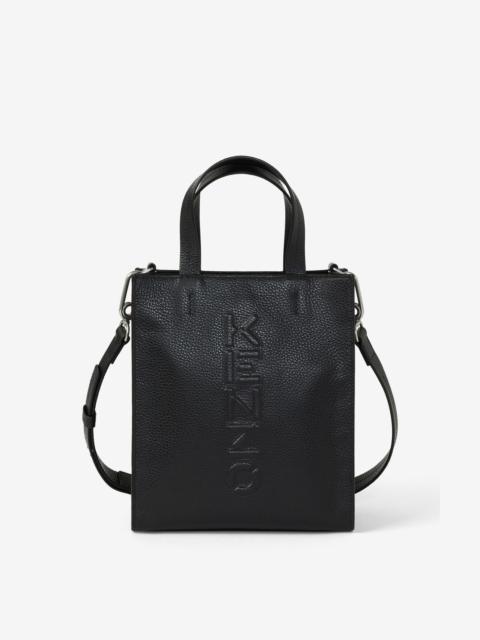 KENZO KENZO Imprint small grained leather tote bag