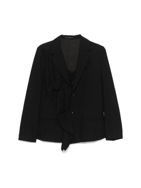 Yohji Yamamoto distressed blazer