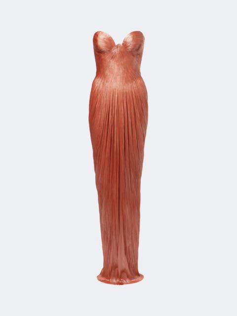 MARIA LUCIA HOHAN Nadira silk bustier gown