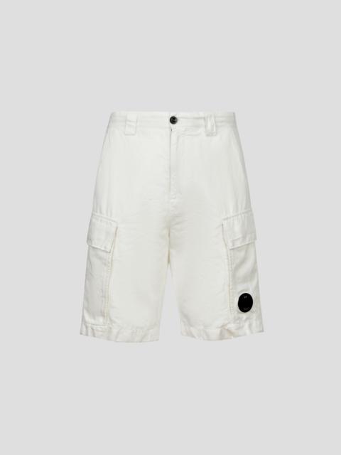 Cotton/Linen Cargo Shorts
