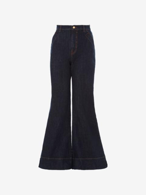 Temperley London raquel wide leg trousers