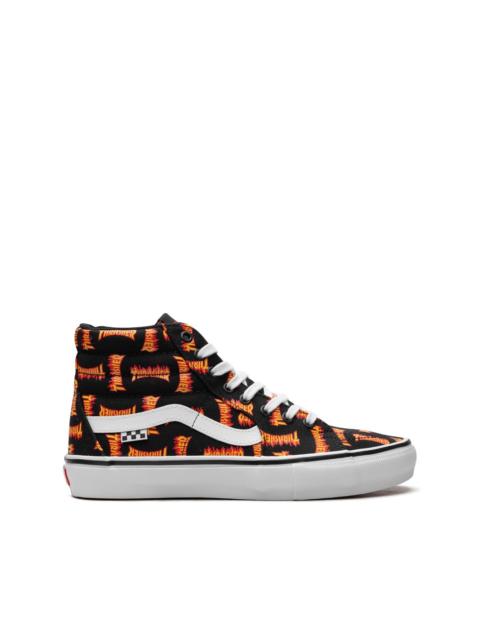 x Thrasher Sk8-Hi "Allover Thrasher Logo" sneakers