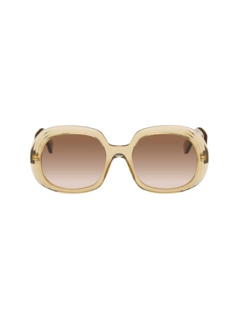 Loewe Green Anagram Sunglasses