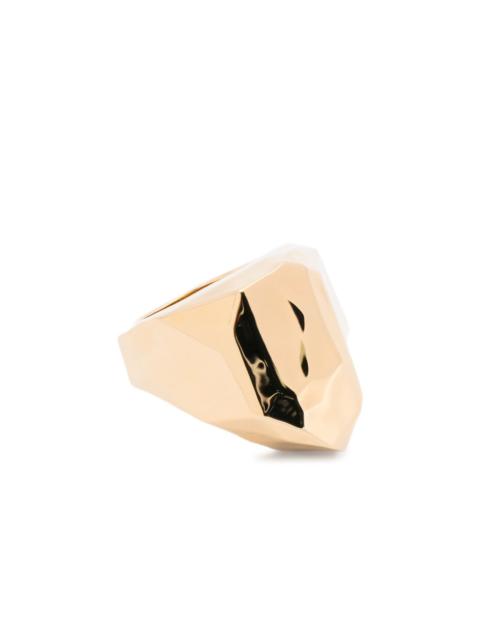 Lanvin geometric-shape ring