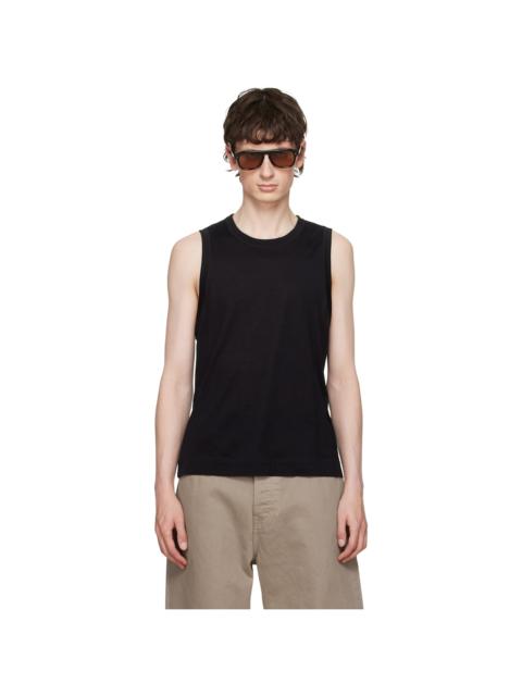 AMI Paris Black 'Ami de Coeur' Classic Fit Tank Top
