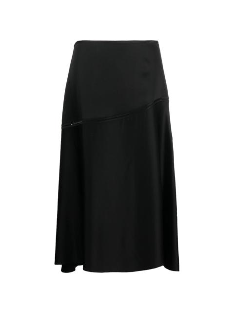 flared midi skirt