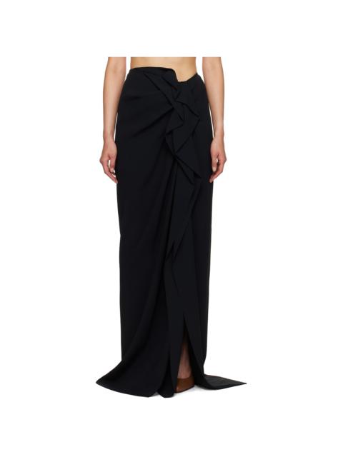 送関込【Dries Van Noten】Long draped skirt ドレープスカート Dries Van Noten LONG DRAPED SKIRT | REVERSIBLE