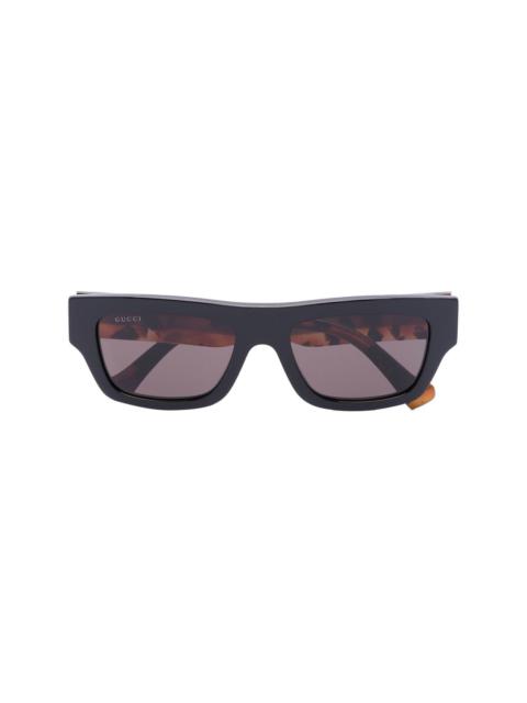 GUCCI square-frame tinted sunglasses