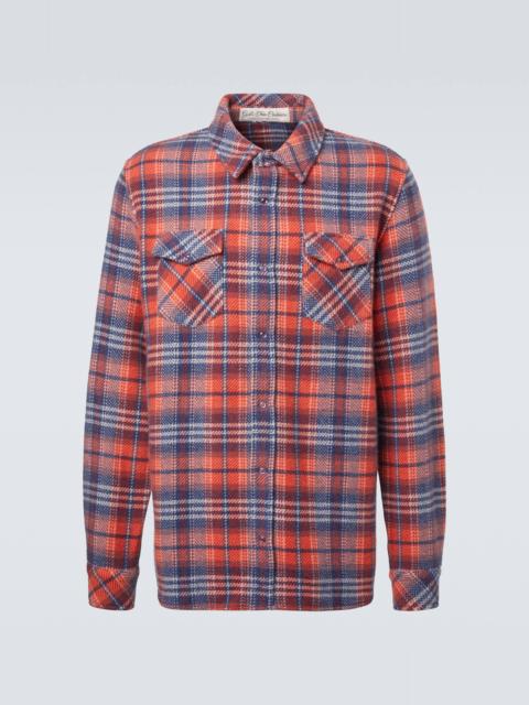 God’s True Cashmere Americana cashmere shirt with amethyst