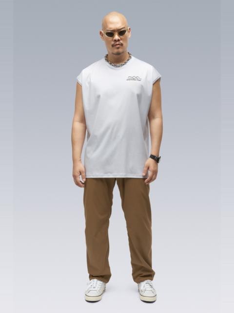 ACRONYM S25-PR-A 100% Cotton Mercerized Sleeveless T-shirt White