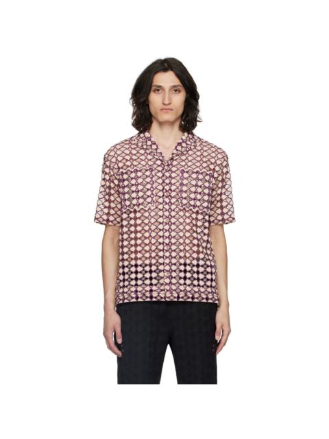 Andersson Bell Beige & Purple Letto Shirt