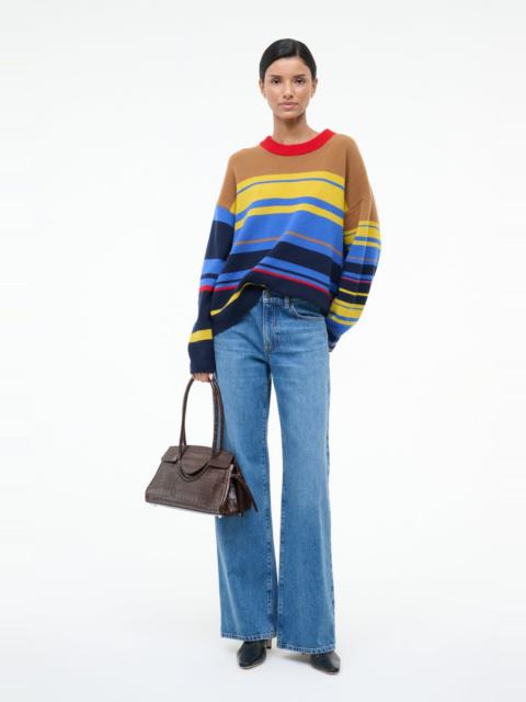 STAUD STAUD SERRANO CASHMERE RELAXED CREW ANALOG