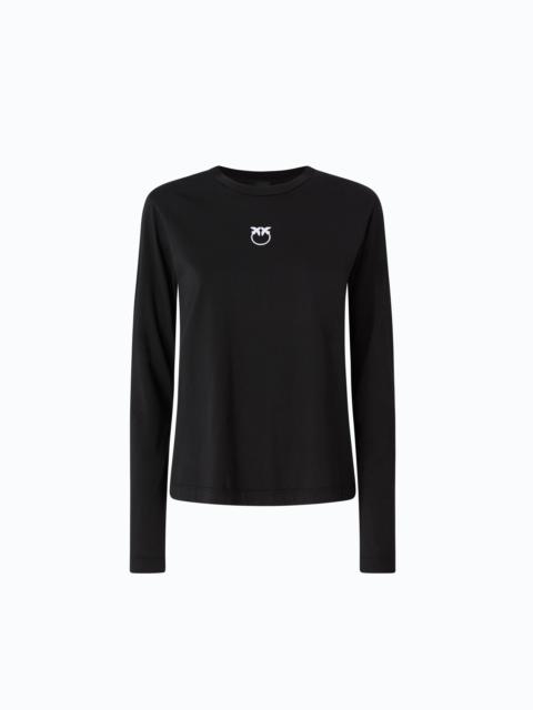 PINKO SWEATER WITH LOVE BIRDS LOGO