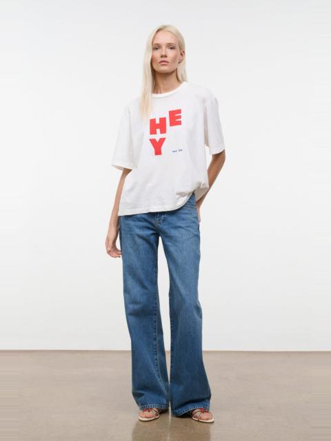 STAUD STAUD LIAM RELAXED TEE HEY