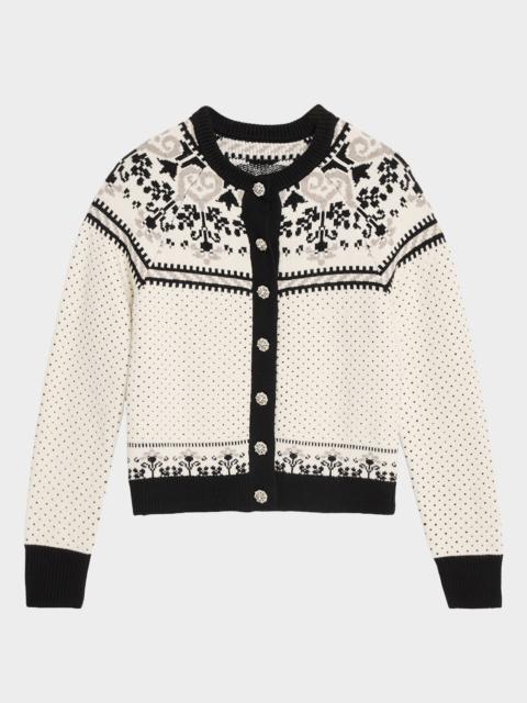 GENERATION LOVE Sade Fair Isle Cardigan