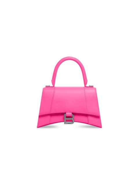 Women's Hourglass Small Handbag In Box in Fluo Pink