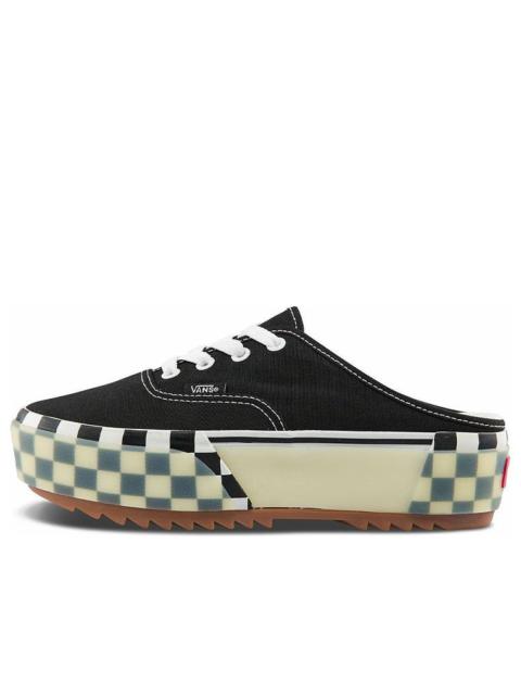 Vans Vans Authentic Mule Stacked 'Black White' VN0A4BW18BM