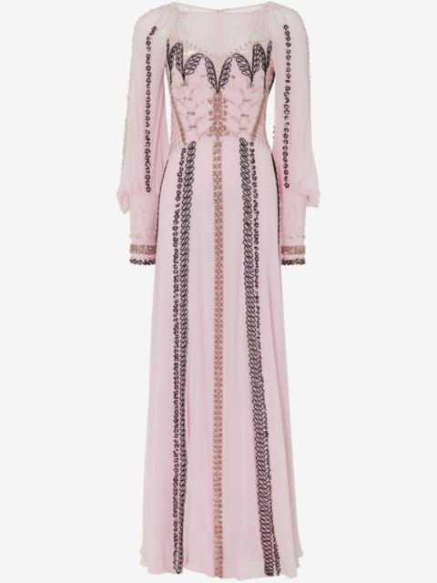 Temperley London long-sleeve maxi dress