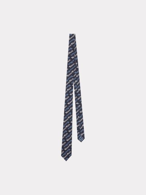 'KENZOGRAM' cotton tie