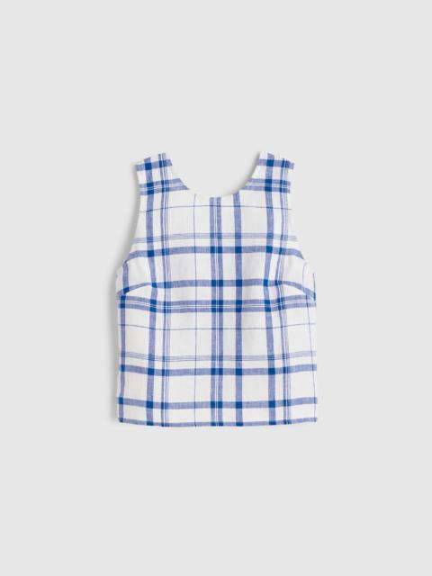 Madewell Tie-Back Shell Top in 100% Linen