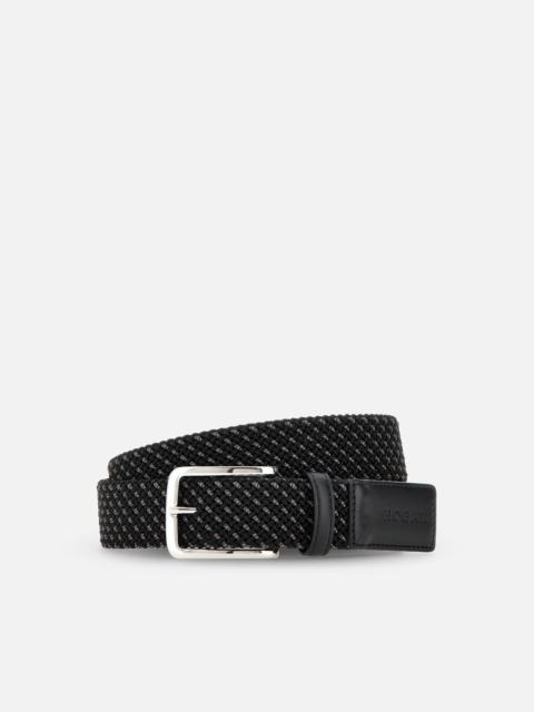 HOGAN Belt Black Grey